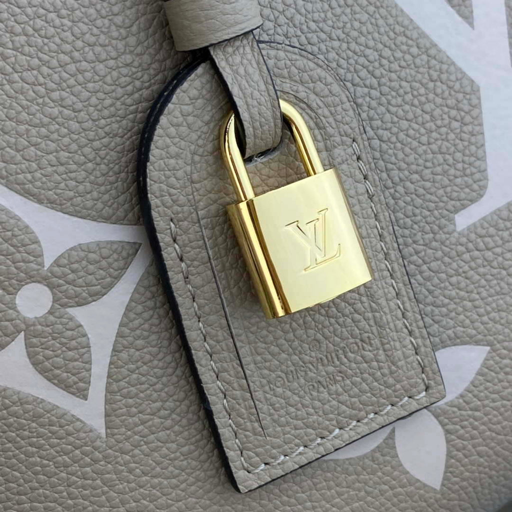 Louis Vuitton LV M58914 Petit Palais Bicolor Monogram empreinte leather Cr¨¨me