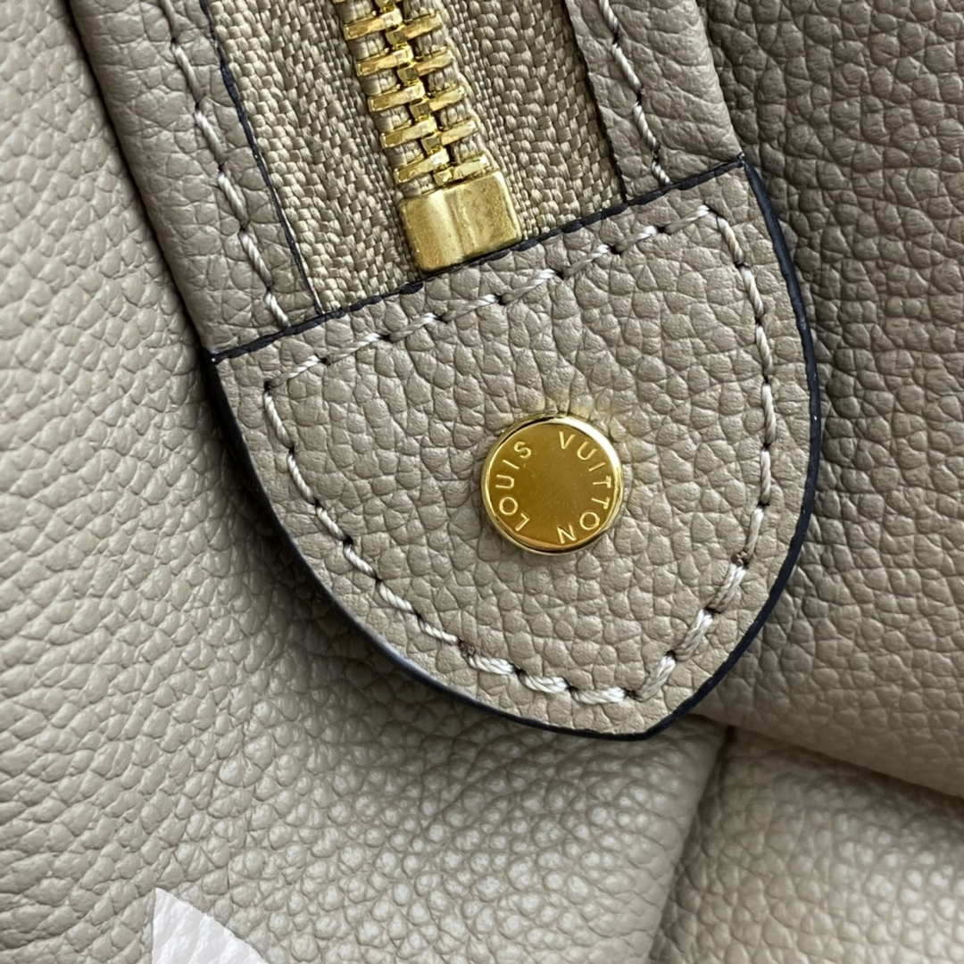 Louis Vuitton LV M58914 Petit Palais Bicolor Monogram empreinte leather Cr¨¨me