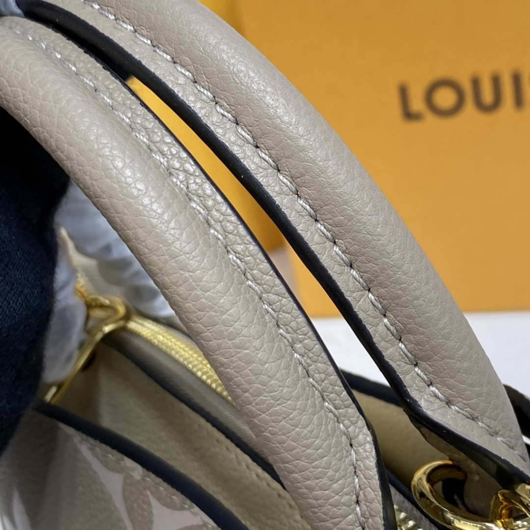 Louis Vuitton LV M58914 Petit Palais Bicolor Monogram empreinte leather Cr¨¨me