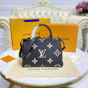 Louis Vuitton LV M58913 Petit Palais Bicolor Monogram empreinte leather Beige and Black - Default Title - View 3
