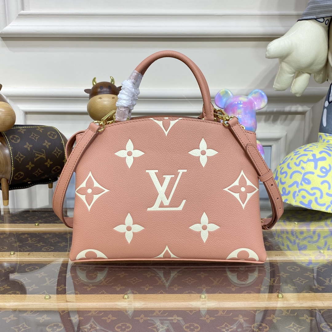 Louis Vuitton LV M58916 Petit Palais Bicolor Monogram empreinte leather Pink - Default Title - View 3