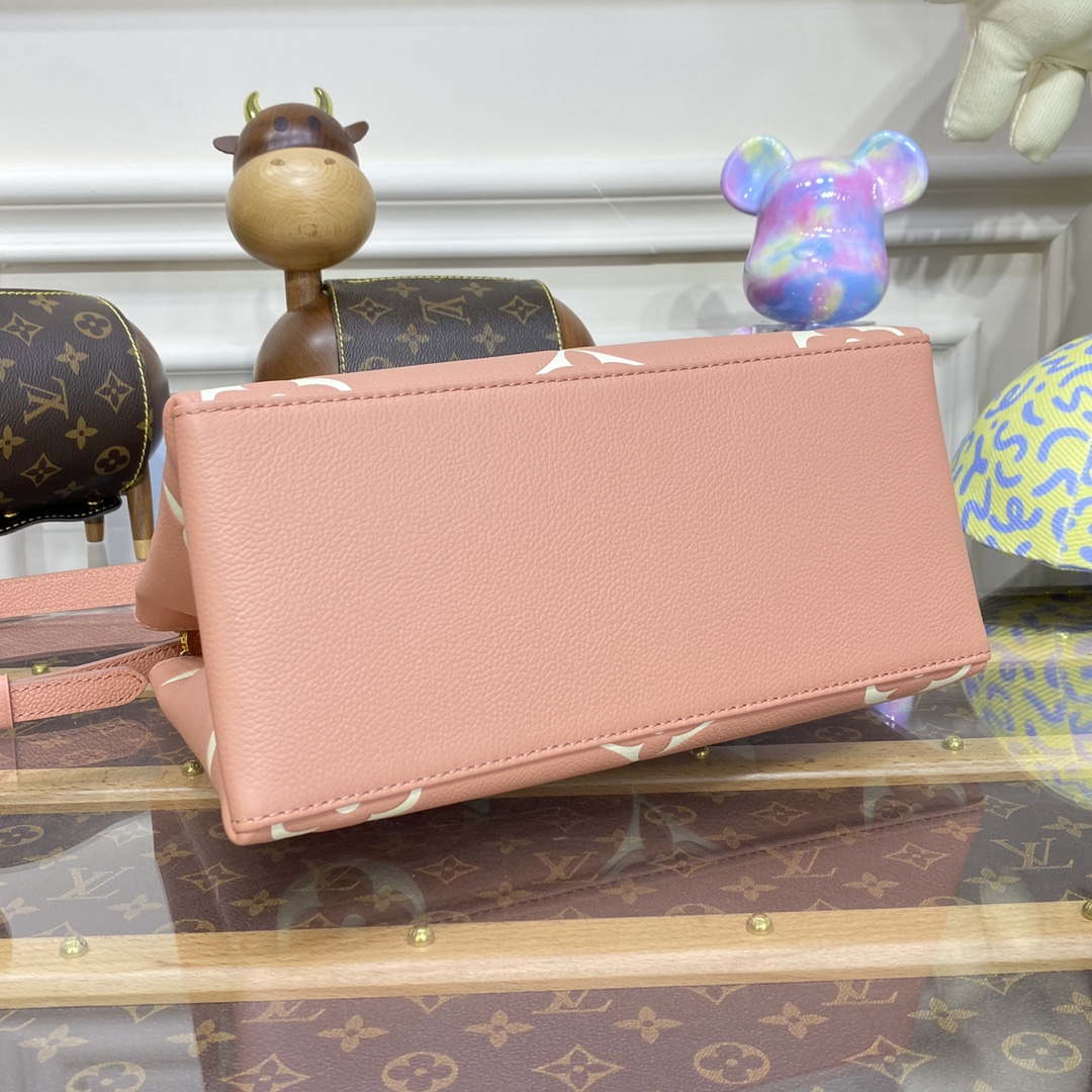 Louis Vuitton LV M58916 Petit Palais Bicolor Monogram empreinte leather Pink - Default Title - View 4