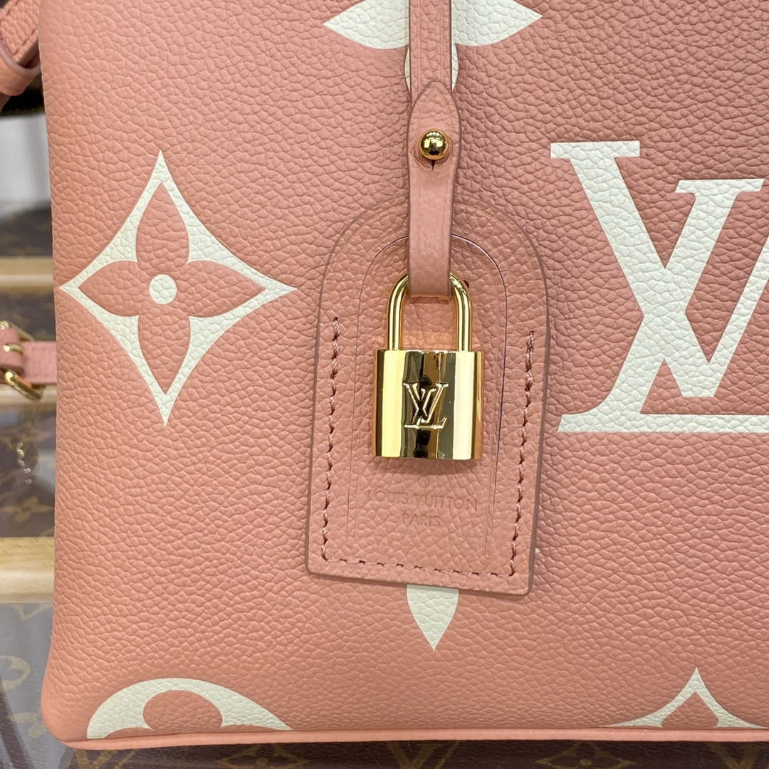 Louis Vuitton LV M58916 Petit Palais Bicolor Monogram empreinte leather Pink - Default Title - View 5