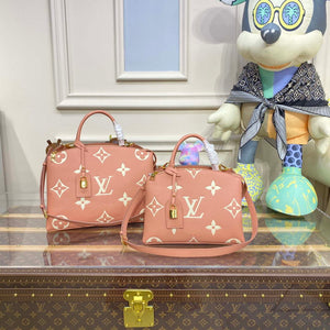 Louis Vuitton LV M58916 Petit Palais Bicolor Monogram empreinte leather Pink - Default Title - View 10