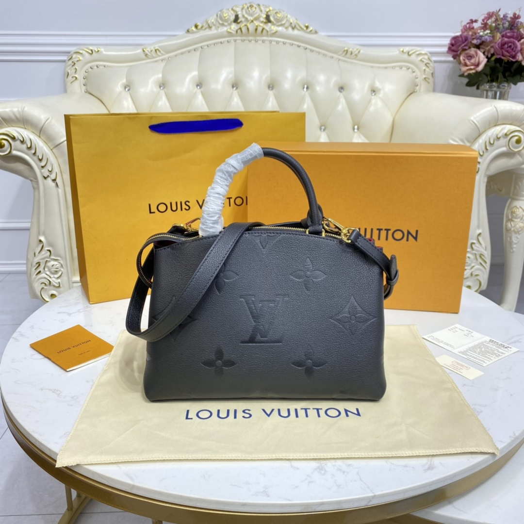 Louis Vuitton LV M58916 Petit Palais Monogram empreinte Black - Default Title - View 3