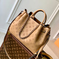 Louis Vuitton LV M59655 Bella Tote Mahina Orange Yellow - Default Title - View 1