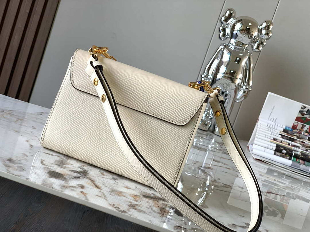 Louis Vuitton LV M59402 Twist MM Bag Epi Beige