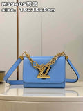 Louis Vuitton LV M59405 Twist PM Bag Epi Blue