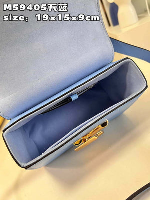 Louis Vuitton LV M59405 Twist PM Bag Epi Blue - Default Title - View 8