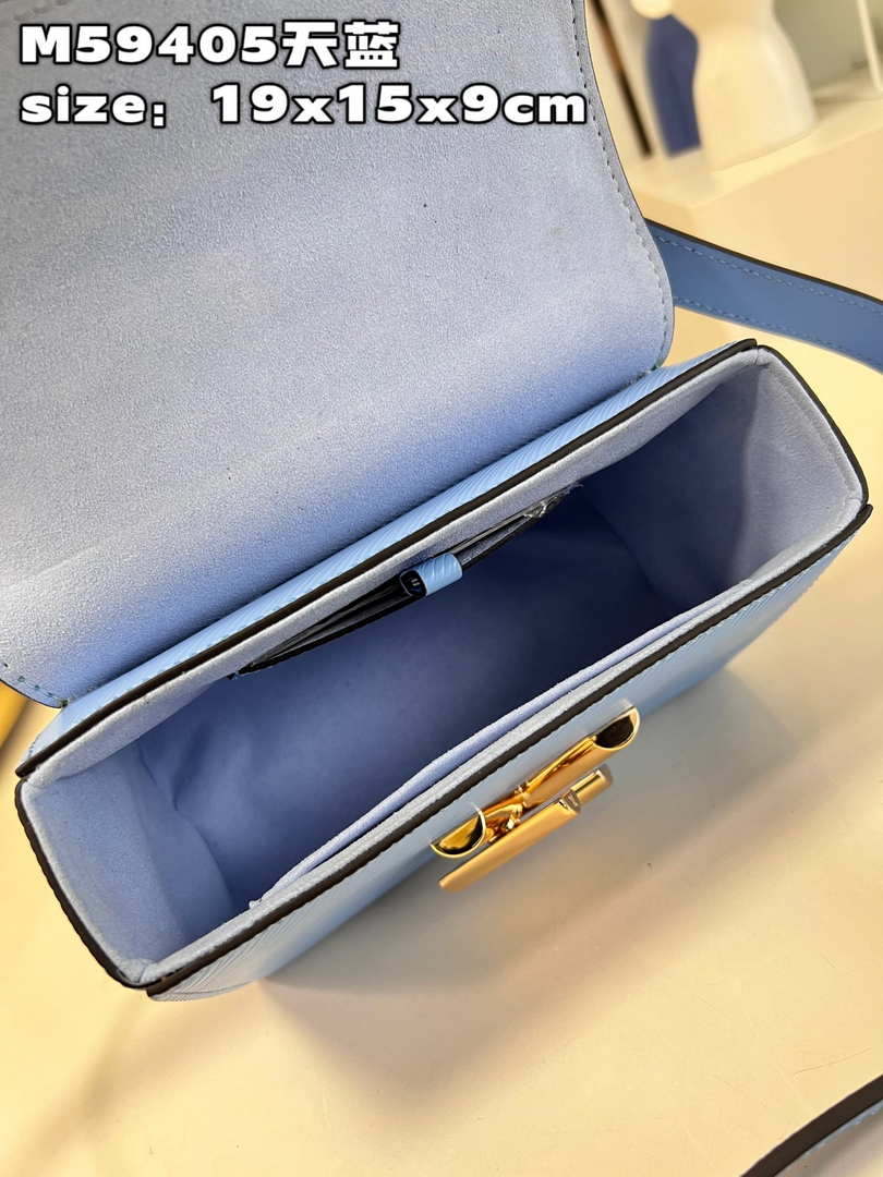 Louis Vuitton LV M59405 Twist PM Bag Epi Blue - Default Title - View 8