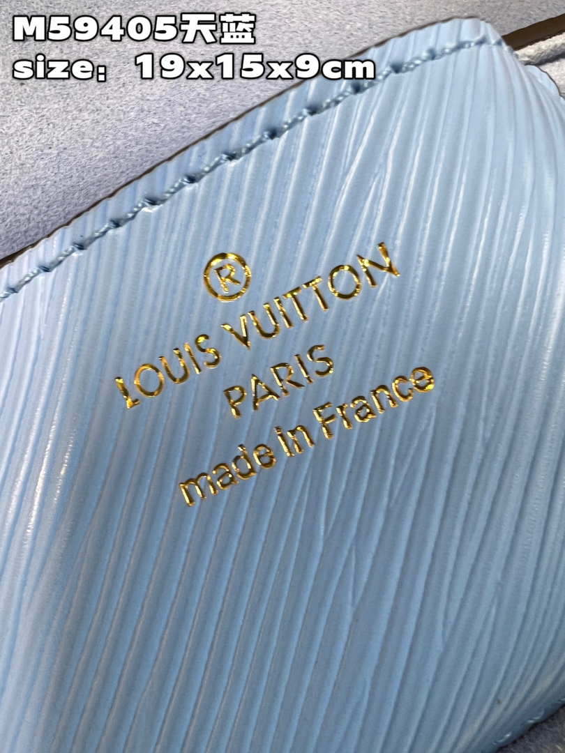 Louis Vuitton LV M59405 Twist PM Bag Epi Blue - Default Title - View 9