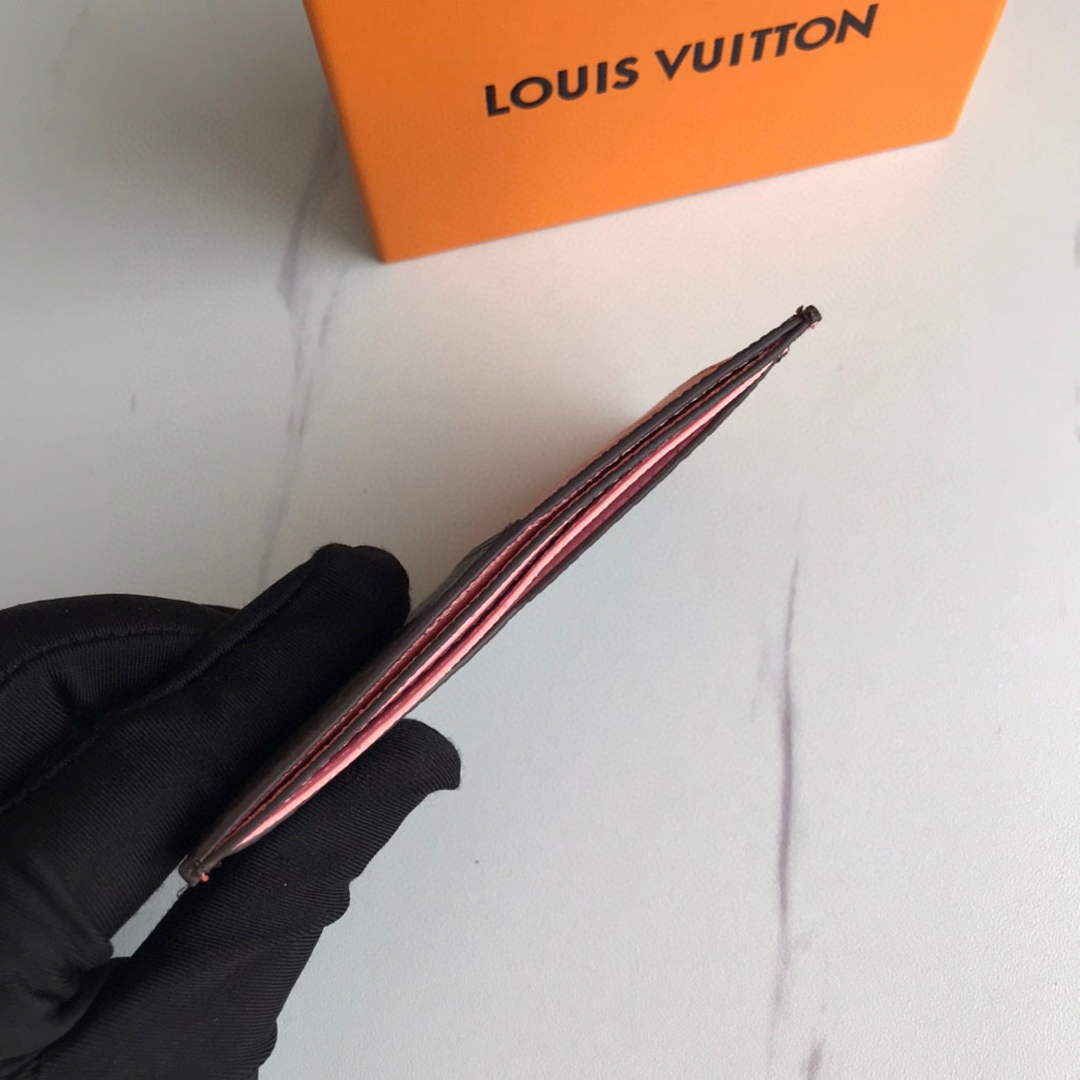 Louis Vuitton LV M60166 Neo Porte Cartes Wallets Monogram Pink