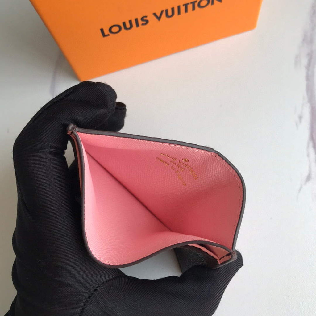 Louis Vuitton LV M60166 Neo Porte Cartes Wallets Monogram Pink
