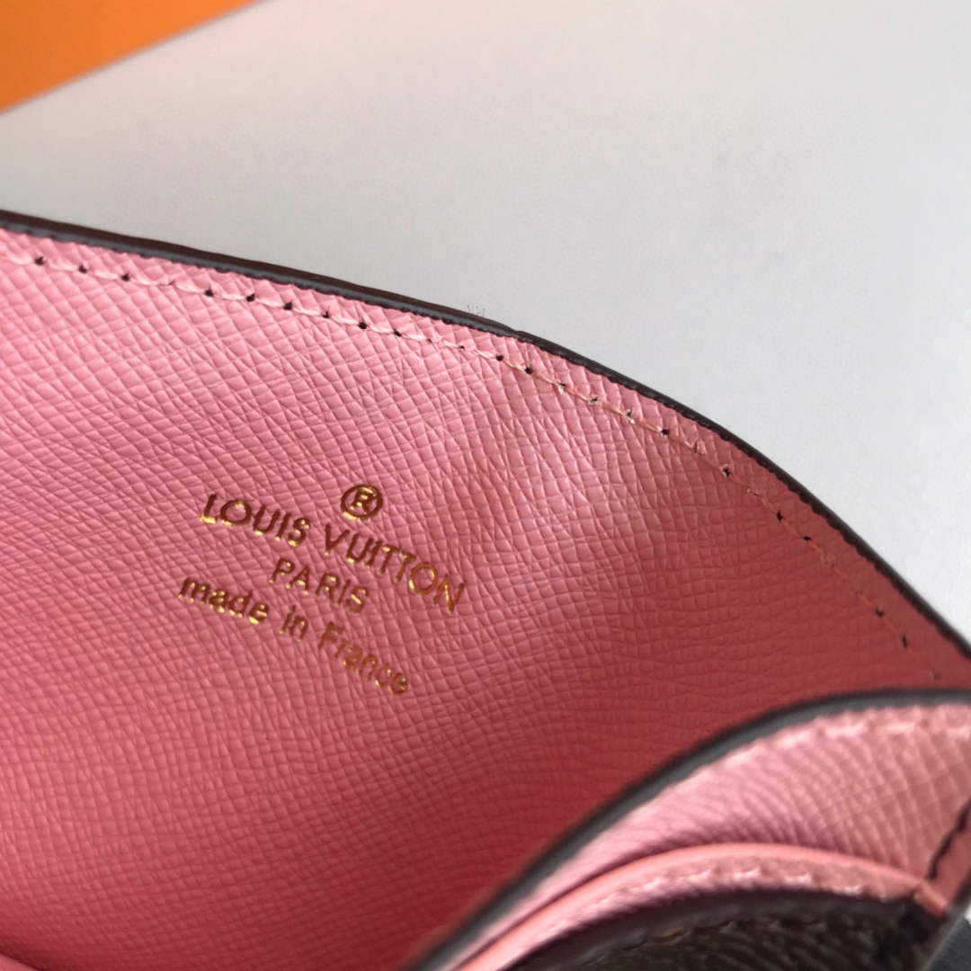 Louis Vuitton LV M60166 Neo Porte Cartes Wallets Monogram Pink