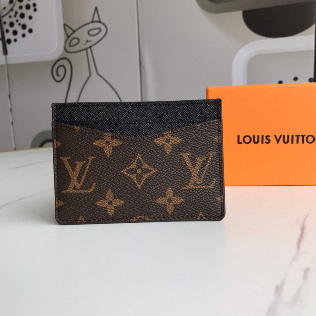Louis Vuitton LV M60166 Neo Porte Cartes Wallets Monogram Black - Default Title - View 1