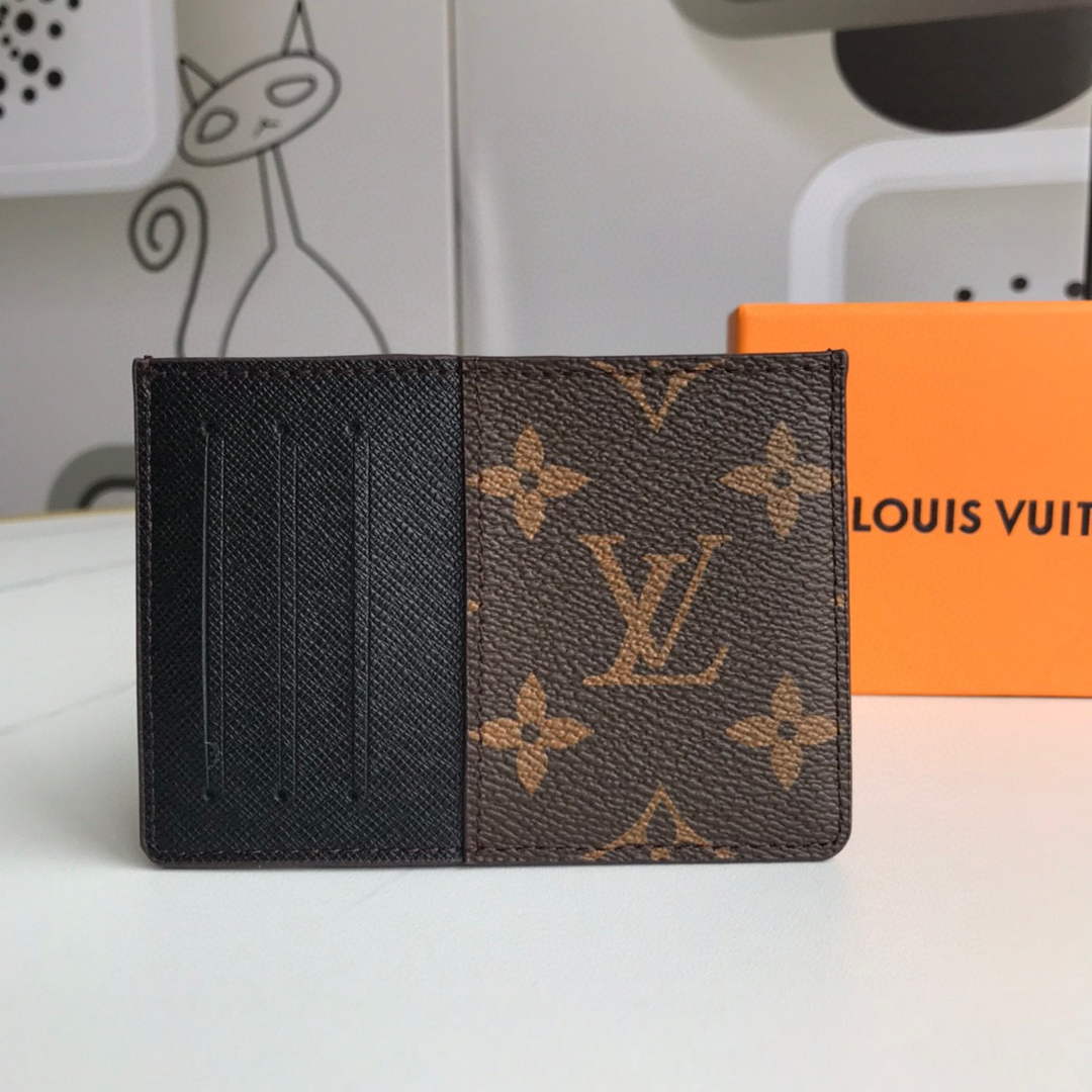 Louis Vuitton LV M60166 Neo Porte Cartes Wallets Monogram Black