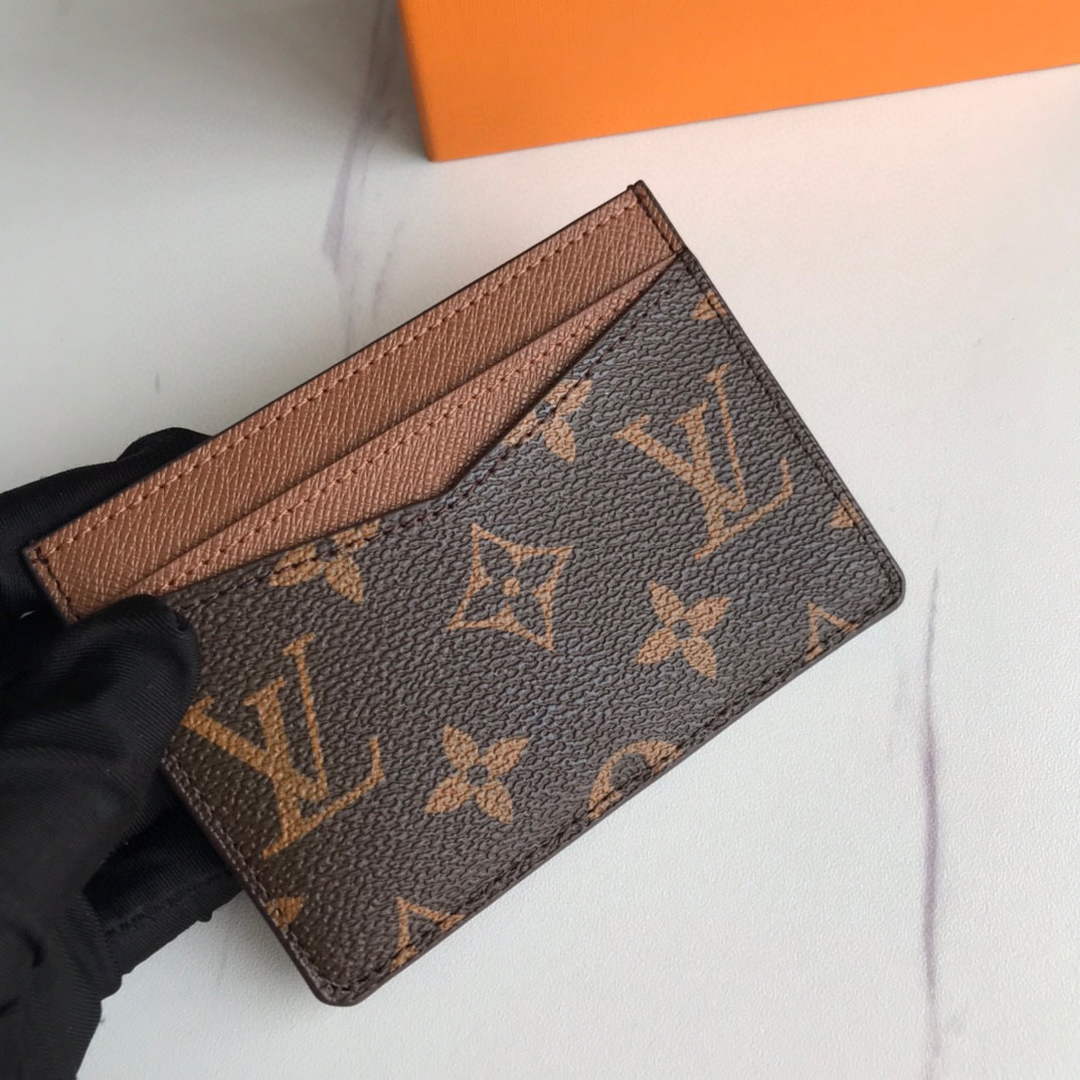 Louis Vuitton LV M60166 Neo Porte Cartes Wallets Monogram Brown