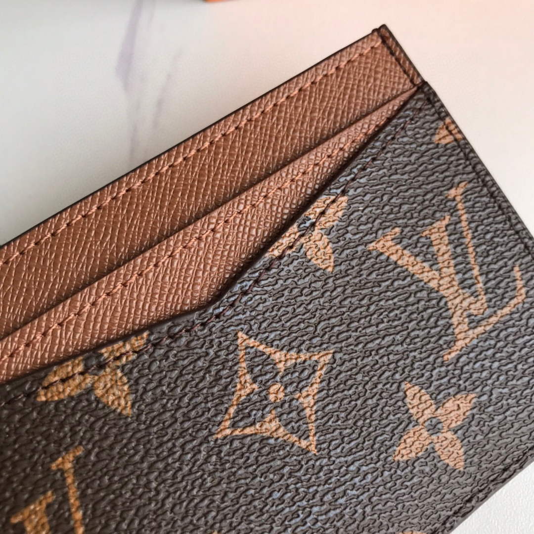 Louis Vuitton LV M60166 Neo Porte Cartes Wallets Monogram Brown