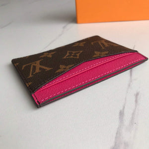 Louis Vuitton LV M60166 Neo Porte Cartes Wallets Monogram Plum - Default Title - View 3