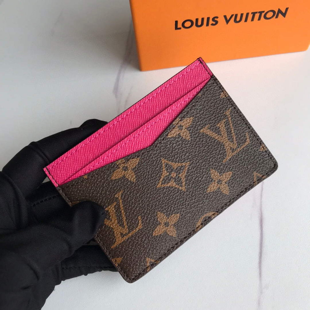 Louis Vuitton LV M60166 Neo Porte Cartes Wallets Monogram Plum