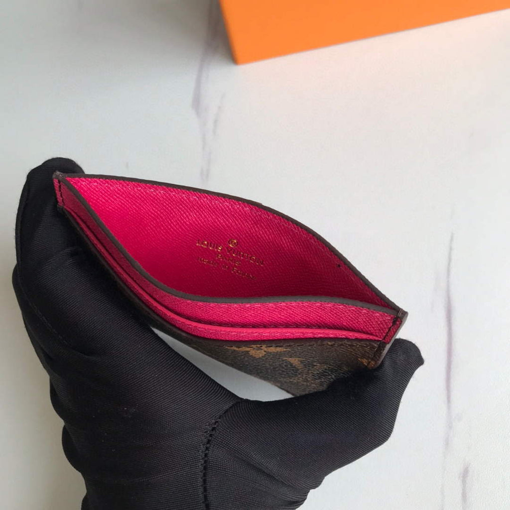 Louis Vuitton LV M60166 Neo Porte Cartes Wallets Monogram Plum