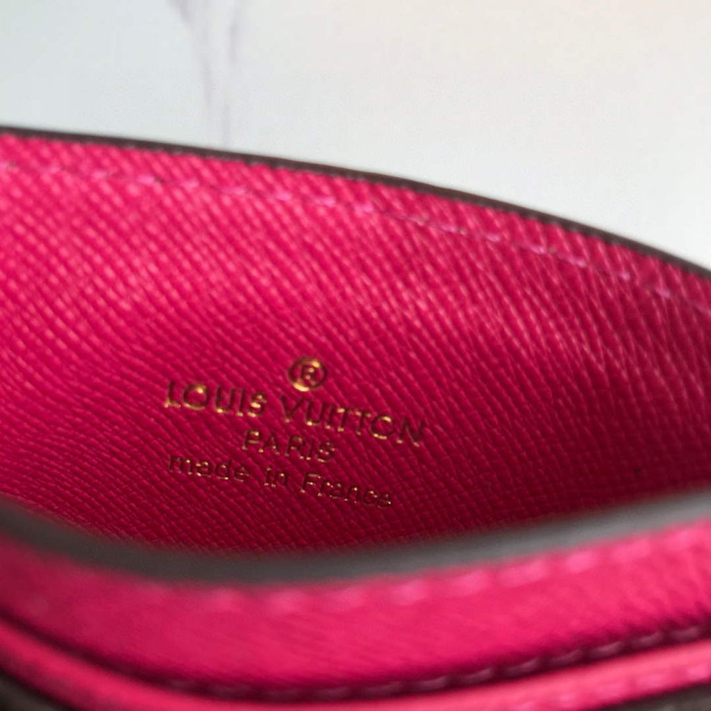 Louis Vuitton LV M60166 Neo Porte Cartes Wallets Monogram Plum