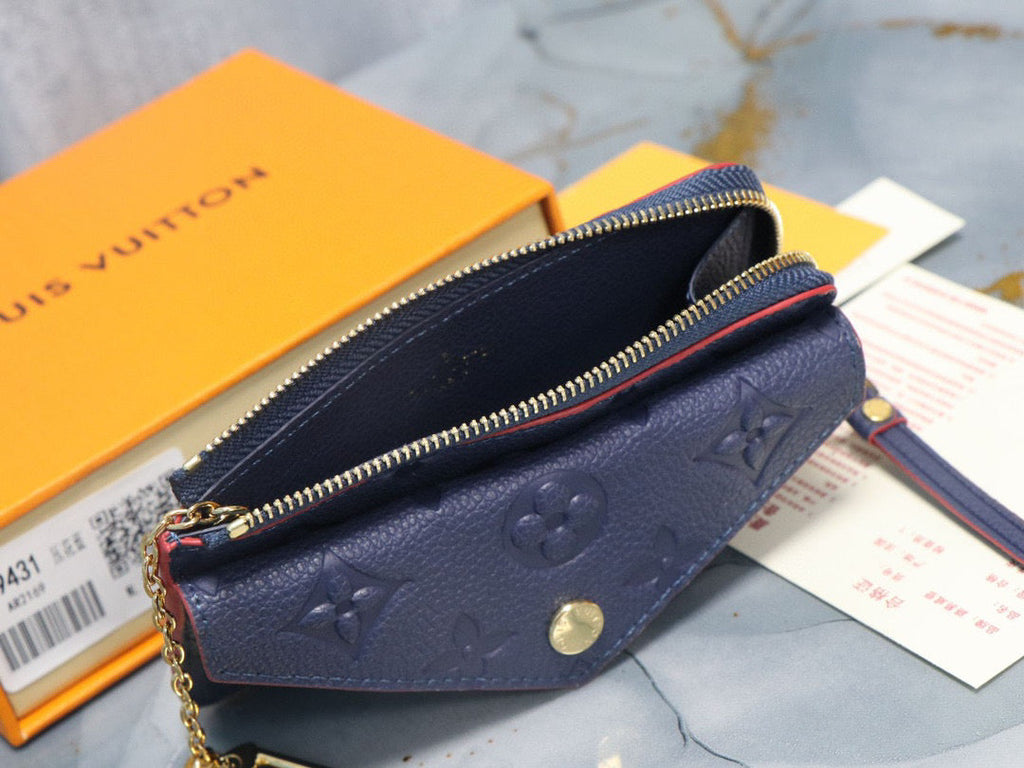 Louis Vuitton LV M69420 Card Holder Recto Verso Monogram Navy Blue