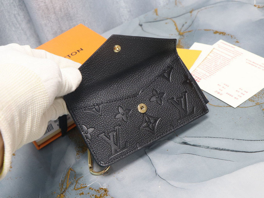 Louis Vuitton LV M69421 Card Holder Recto Verso Monogram Black
