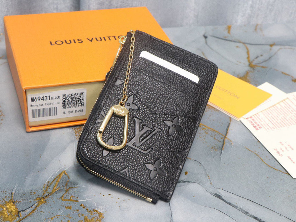 Louis Vuitton LV M69421 Card Holder Recto Verso Monogram Black