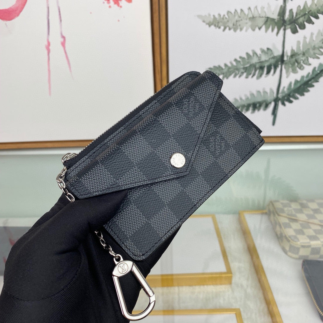 Louis Vuitton LV M69431 Card Holder Recto Verso Black