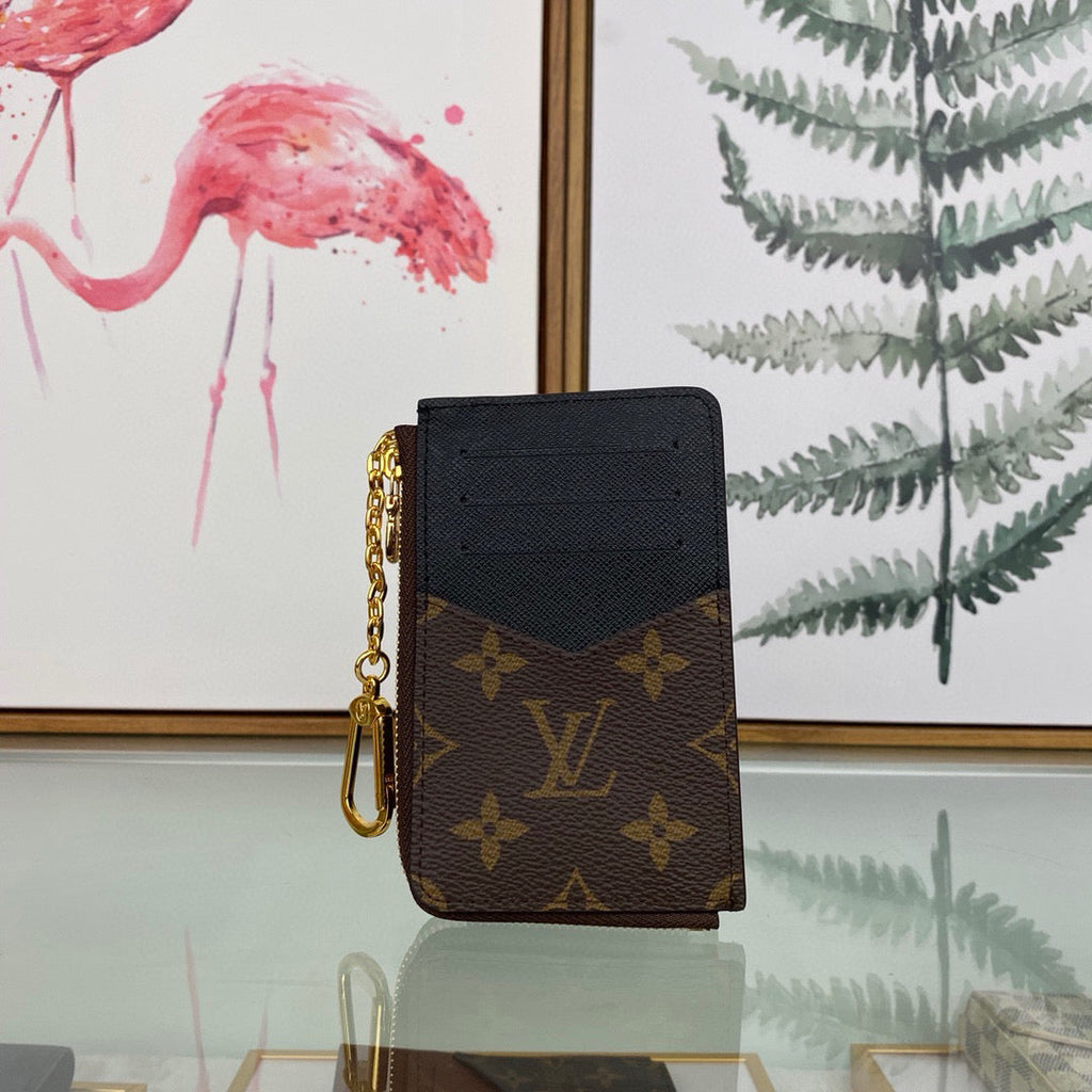 Louis Vuitton LV M69431 Card Holder Recto Verso Monogram Black
