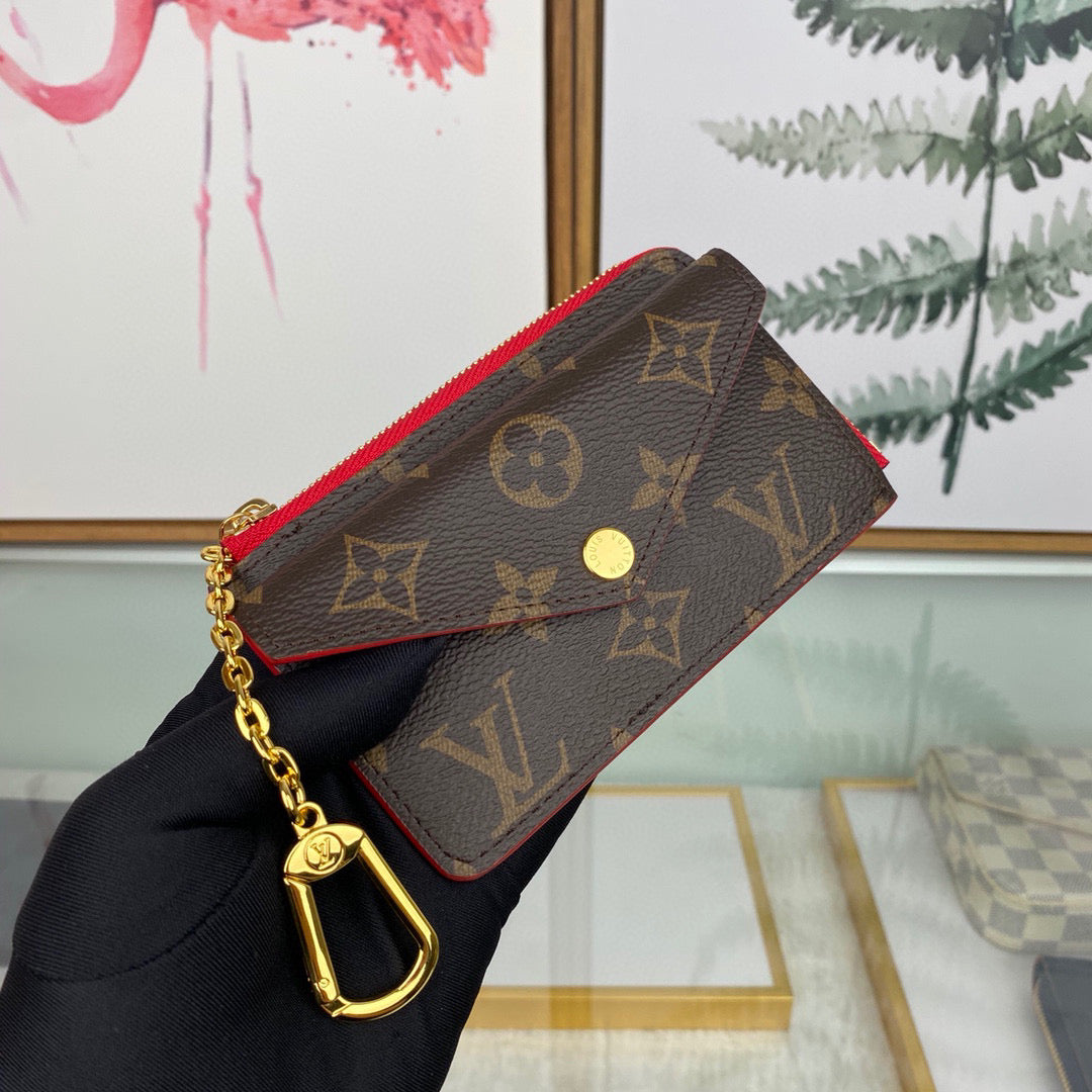 Louis Vuitton LV M69431 Card Holder Recto Verso Monogram Red - Default Title - View 1