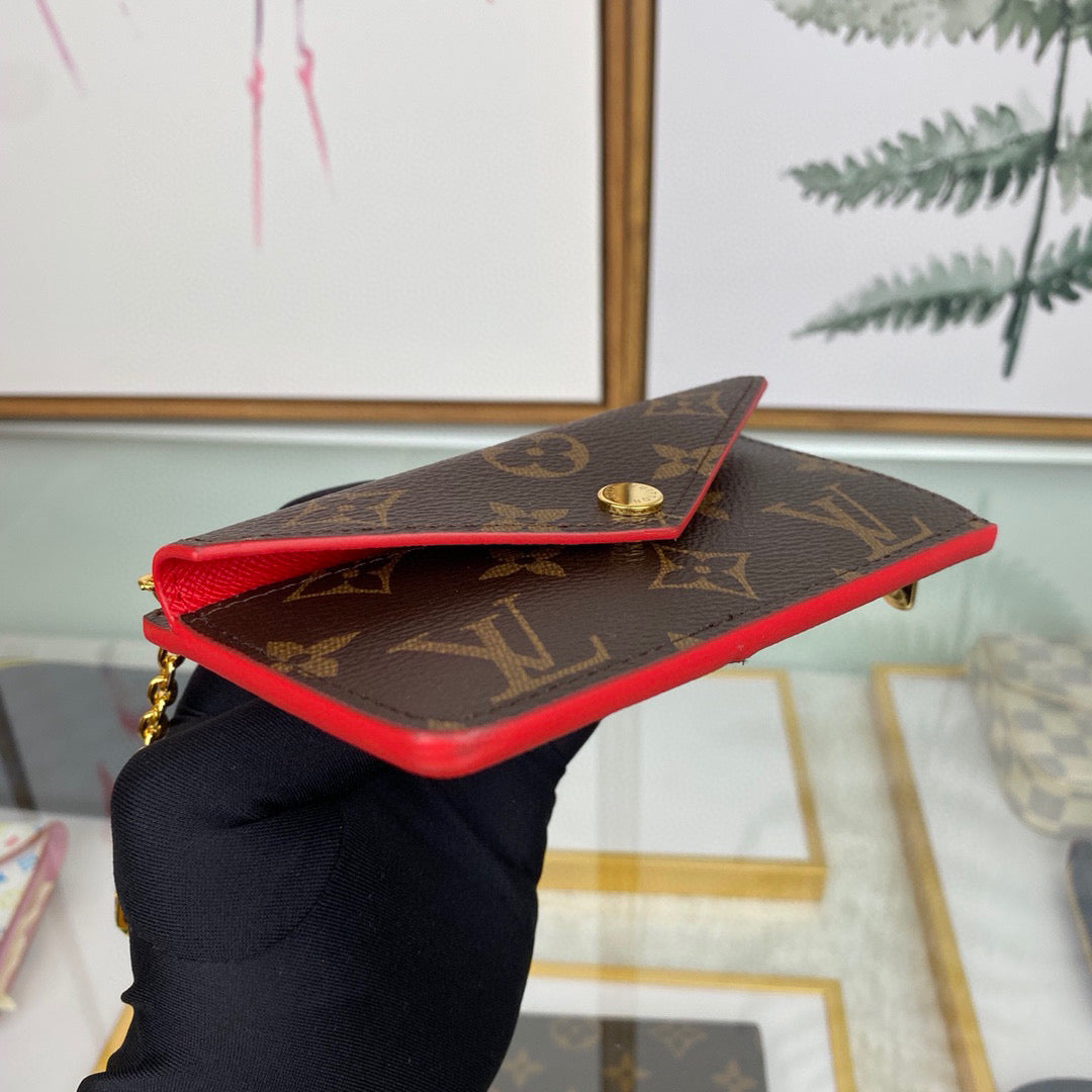 Louis Vuitton LV M69431 Card Holder Recto Verso Monogram Red - Default Title - View 9