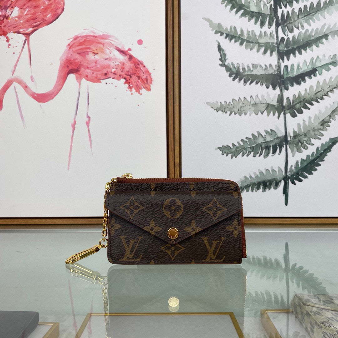Louis Vuitton LV M69431 Card Holder Recto Verso Monogram Brown