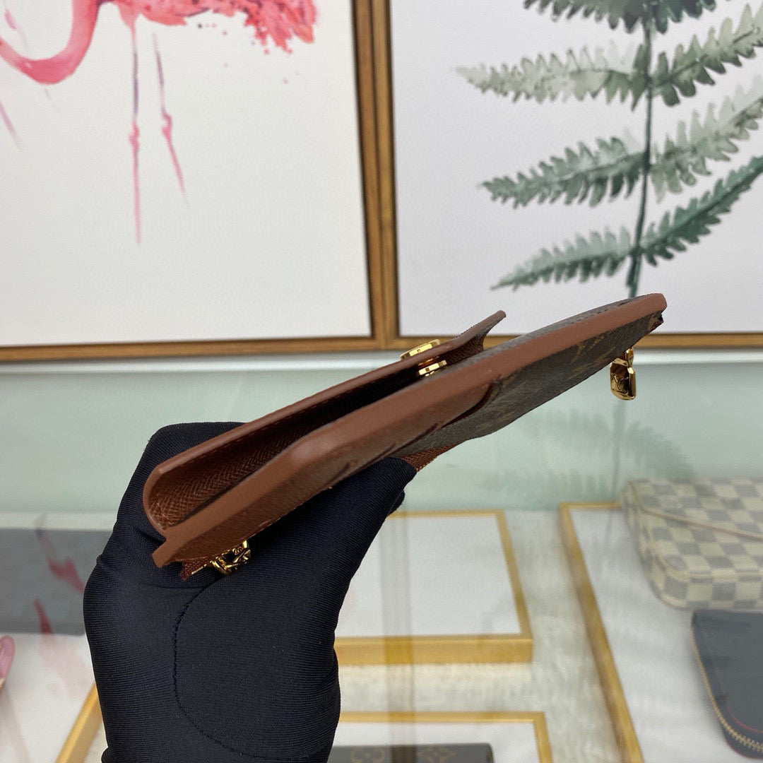 Louis Vuitton LV M69431 Card Holder Recto Verso Monogram Brown