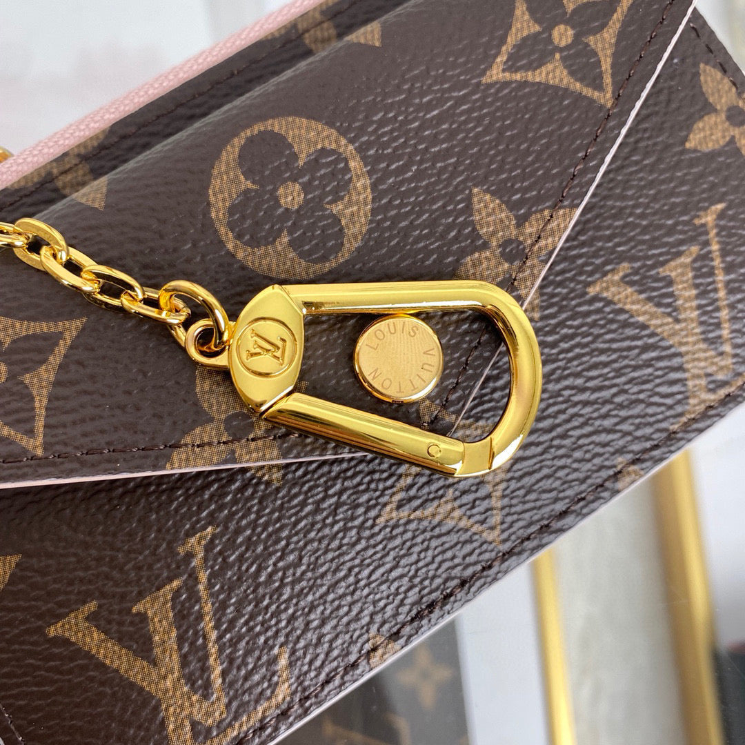 Louis Vuitton LV M69431 Card Holder Recto Verso Monogram Pink
