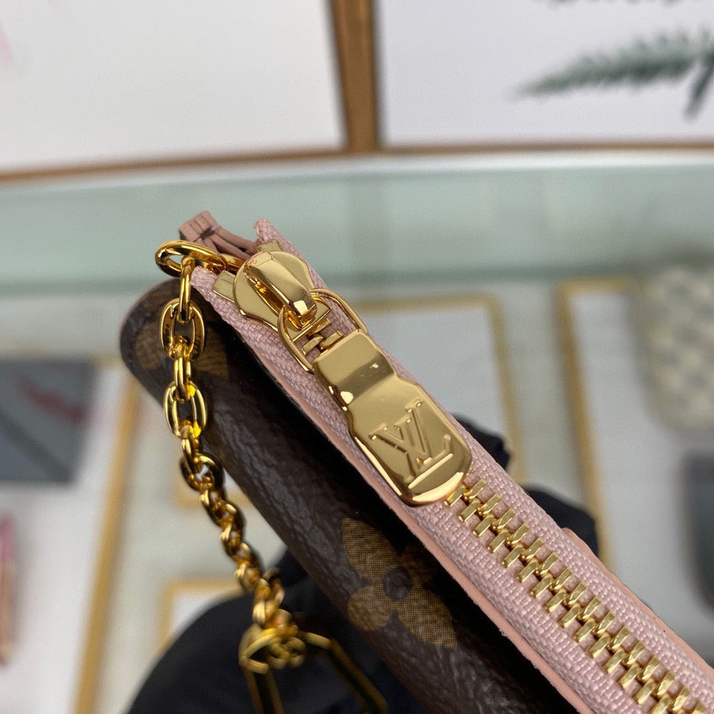 Louis Vuitton LV M69431 Card Holder Recto Verso Monogram Pink