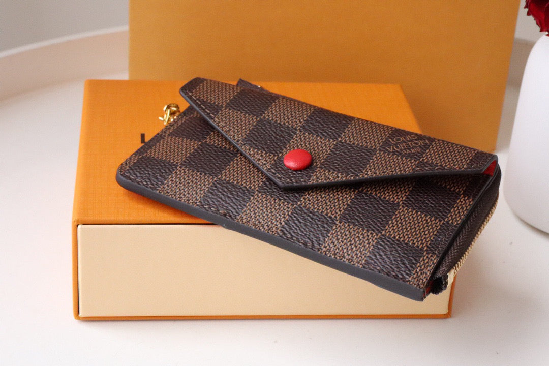 Louis Vuitton LV M69431 Card Holder Recto Verso Coffee Red - Default Title - View 3