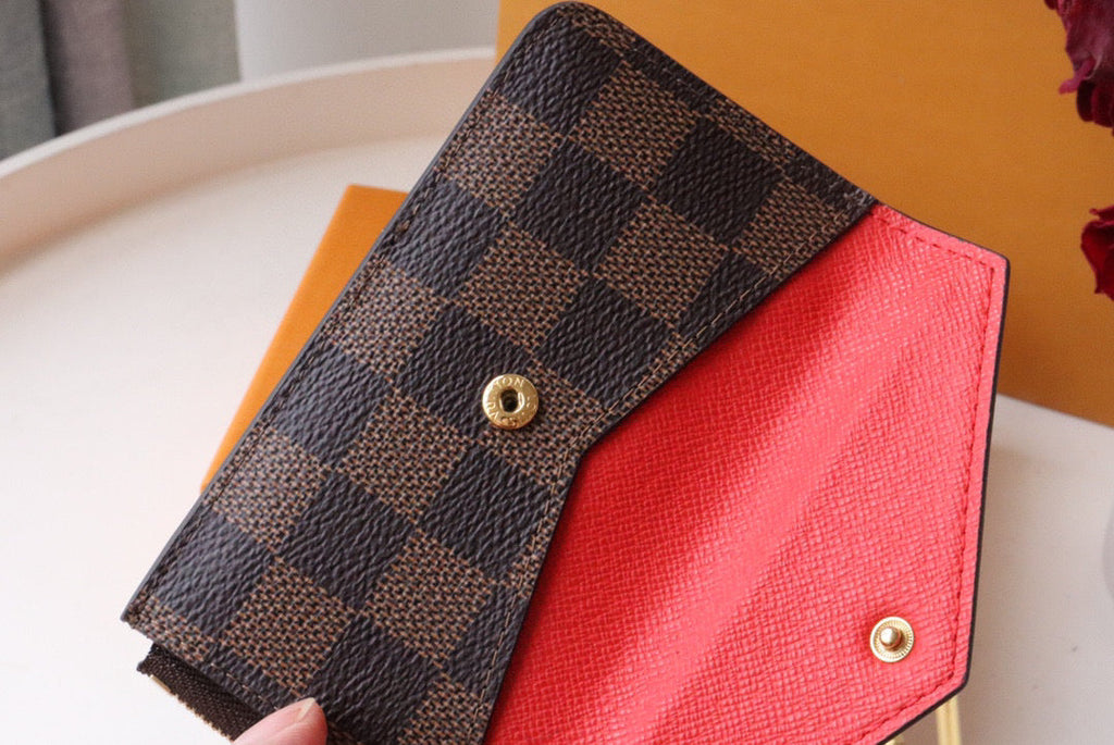 Louis Vuitton LV M69431 Card Holder Recto Verso Coffee Red