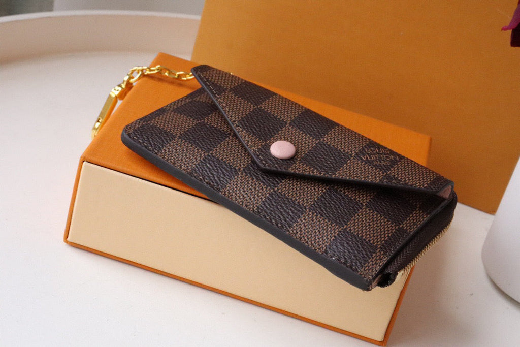 Louis Vuitton LV M69431 Card Holder Recto Verso Coffee Pink