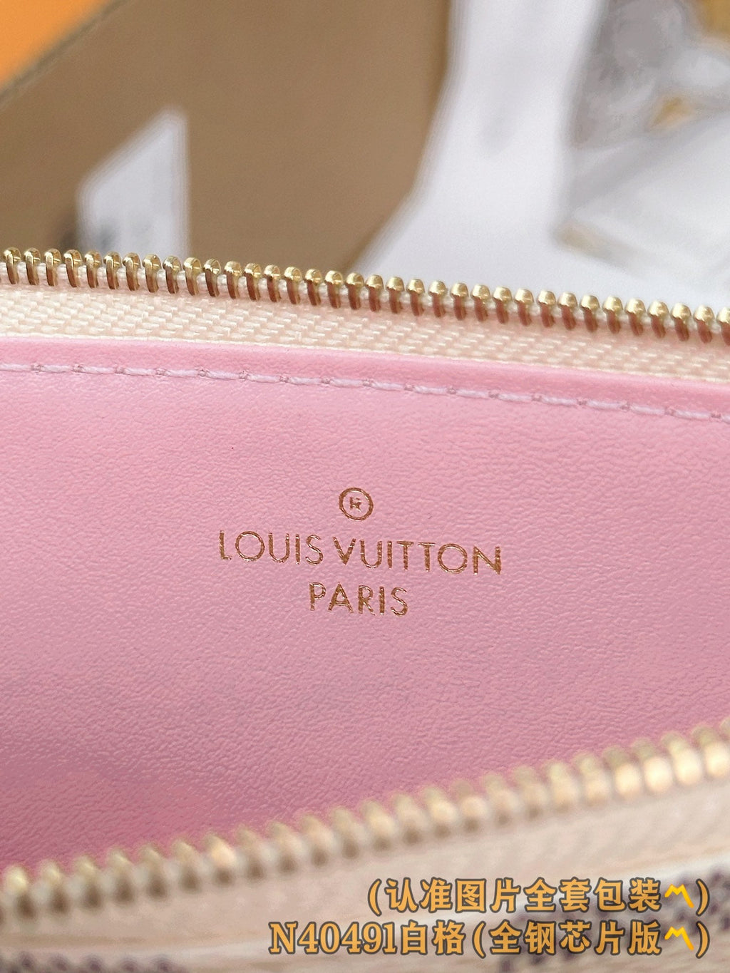 Louis Vuitton LV N40491 Felicie Pochette Damier Azur Canvas