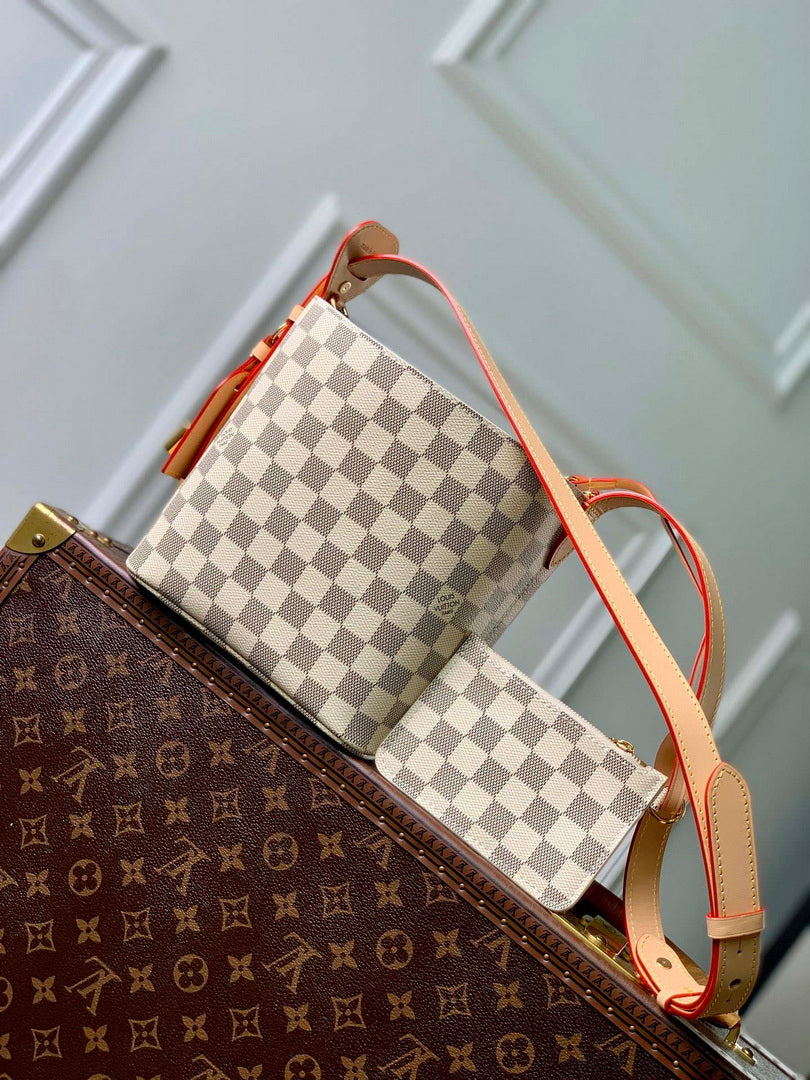 Louis Vuitton LV N40855 All In BB Bag Damier Azur coated canvas
