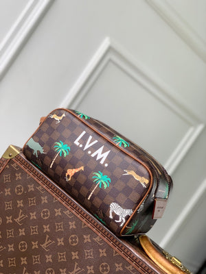 Louis Vuitton  LV N40889 LV x The Darjeeling Limited Dopp Kit Canvas - Default Title - View 1