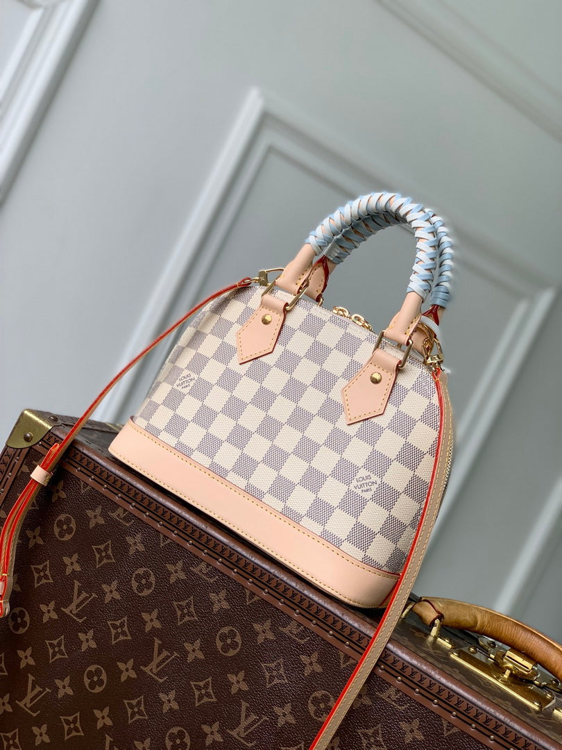 Louis Vuitton  LV N40902 Alma BB Bag Damier Azur/Bleu Olympe - Default Title - View 3