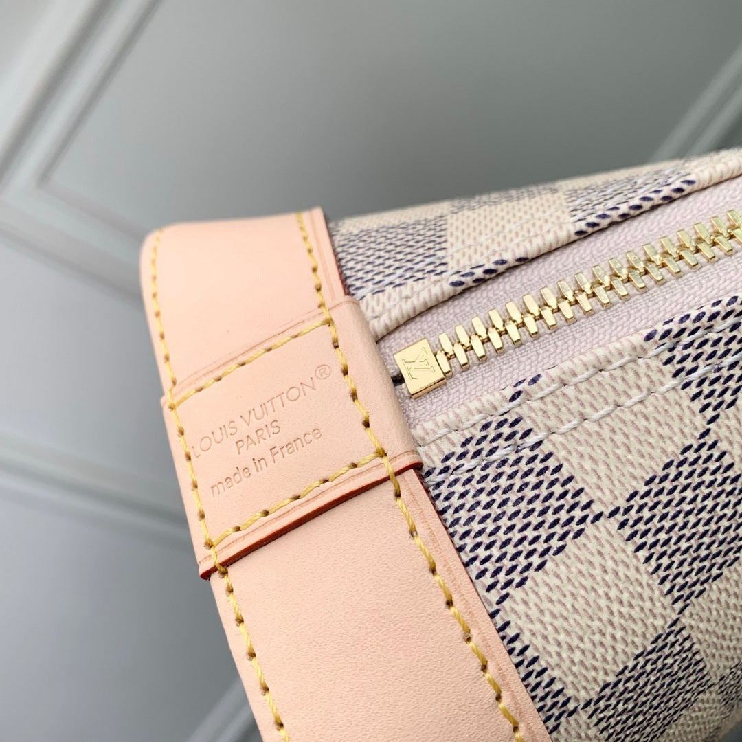 Louis Vuitton  LV N40902 Alma BB Bag Damier Azur/Bleu Olympe