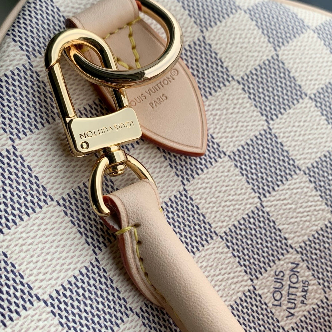 Louis Vuitton  LV N40908 Speedy 30 Soft Bag Damier Azur/Bleu Olympe - Default Title - View 7