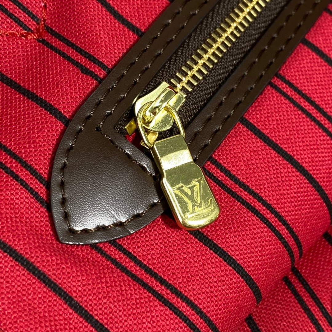 Louis Vuitton LV N41357 Neverfull GM Damier Ebene coated canvas