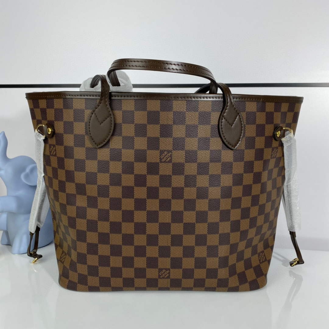 Louis Vuitton LV N41358 Neverfull MM Damier Ebene Cerise Red - Default Title - View 2