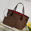 Louis Vuitton LV N41359 Neverfull PM Damier Ebene coated canvas - Default Title - View 1