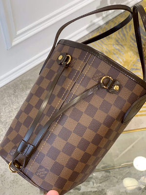 Louis Vuitton LV N41359 Neverfull PM Damier Ebene coated canvas - Default Title - View 4